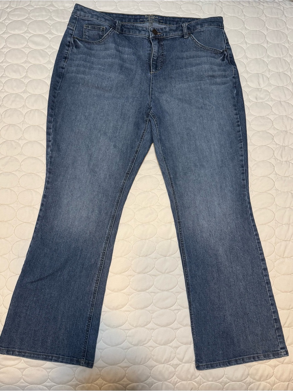 Ruff Hewn Women's Midwash Blue Bootcut Jeans